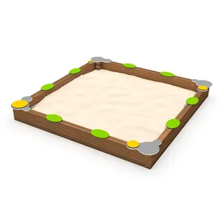 Sandkasse 2,71 x 2,71 m Lekeplassutstyr