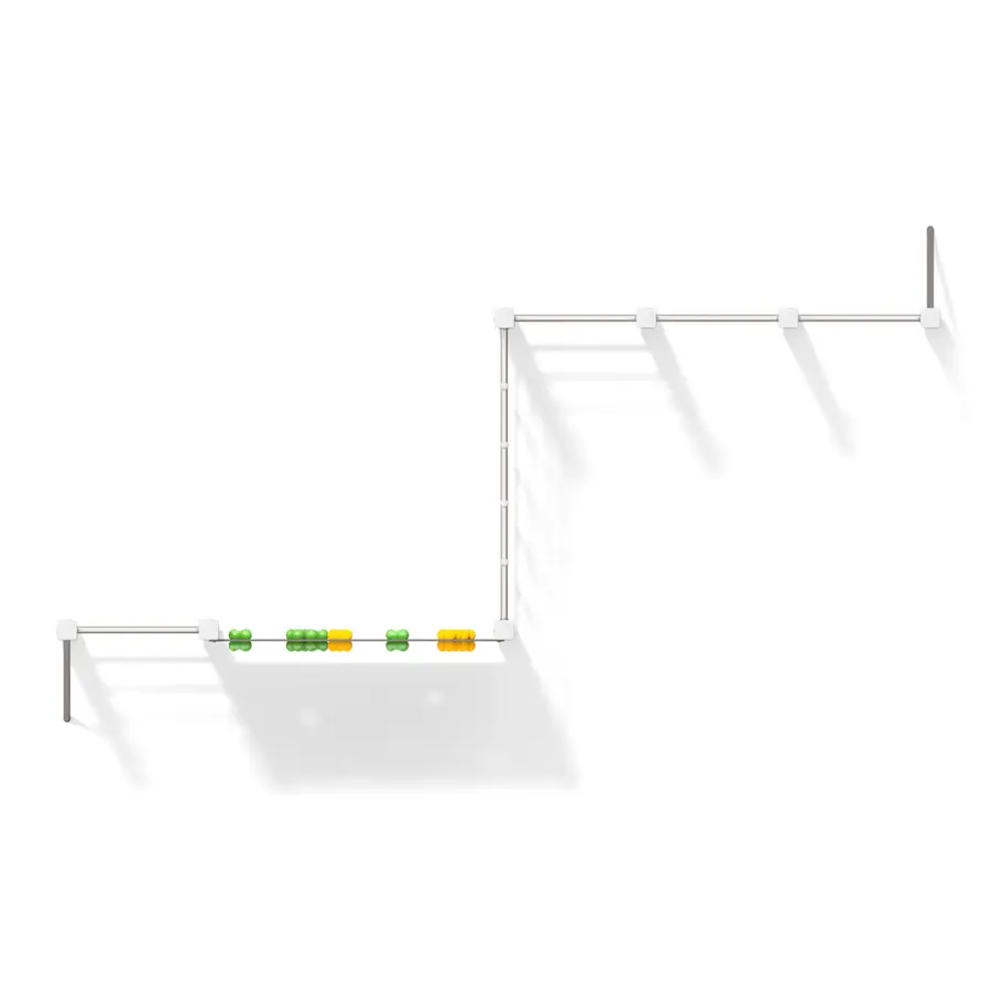 Klatrestativ med voltstenger ECO Til barnehager, skoler og lekeplasser 