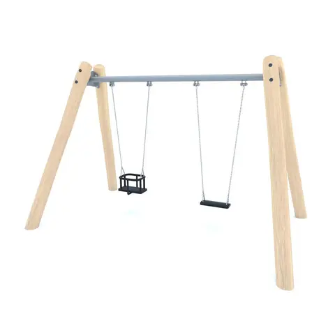 Huskestativ for små barn | Robinia Med småbarnsete og gummisete