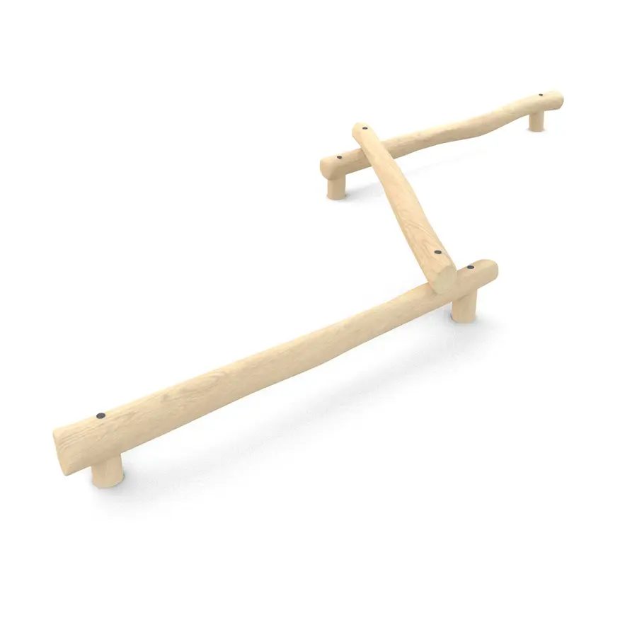 Vinklet balansebom Robinia Til skoler og lekeplasser 