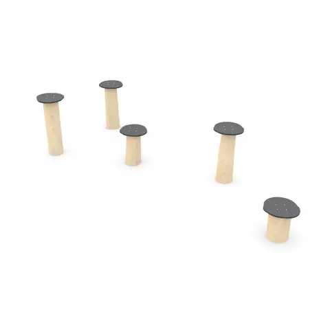 Balansestubber i Robinia Til skoler og lekeplasser