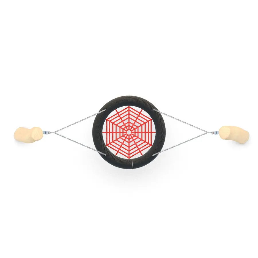 Huskestativ for små barn | Robinia Med fugleredehuske | 2 stolper 