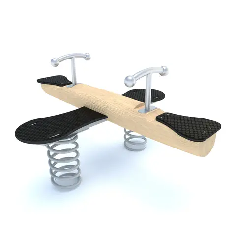 Vippehuske 4-seter kryss Robinia Vippe til barnehager og lekeplasser