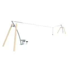 Zipline i Robinia 15 m | Til offentlige lekeplasser