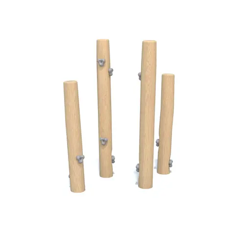 Klatrestolper i Robinia Til barnehager, skoler og lekeplasser