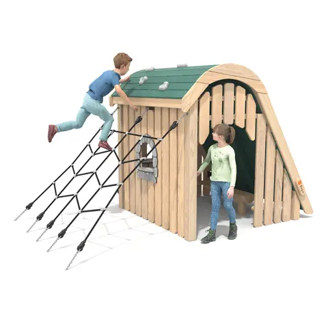 Lekehus i Robinia | Klatrehule Til skoler og lekeplasser