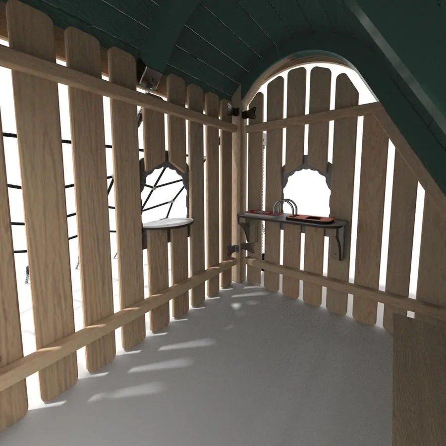 Lekehus i Robinia | Klatrehule Til skoler og lekeplasser 