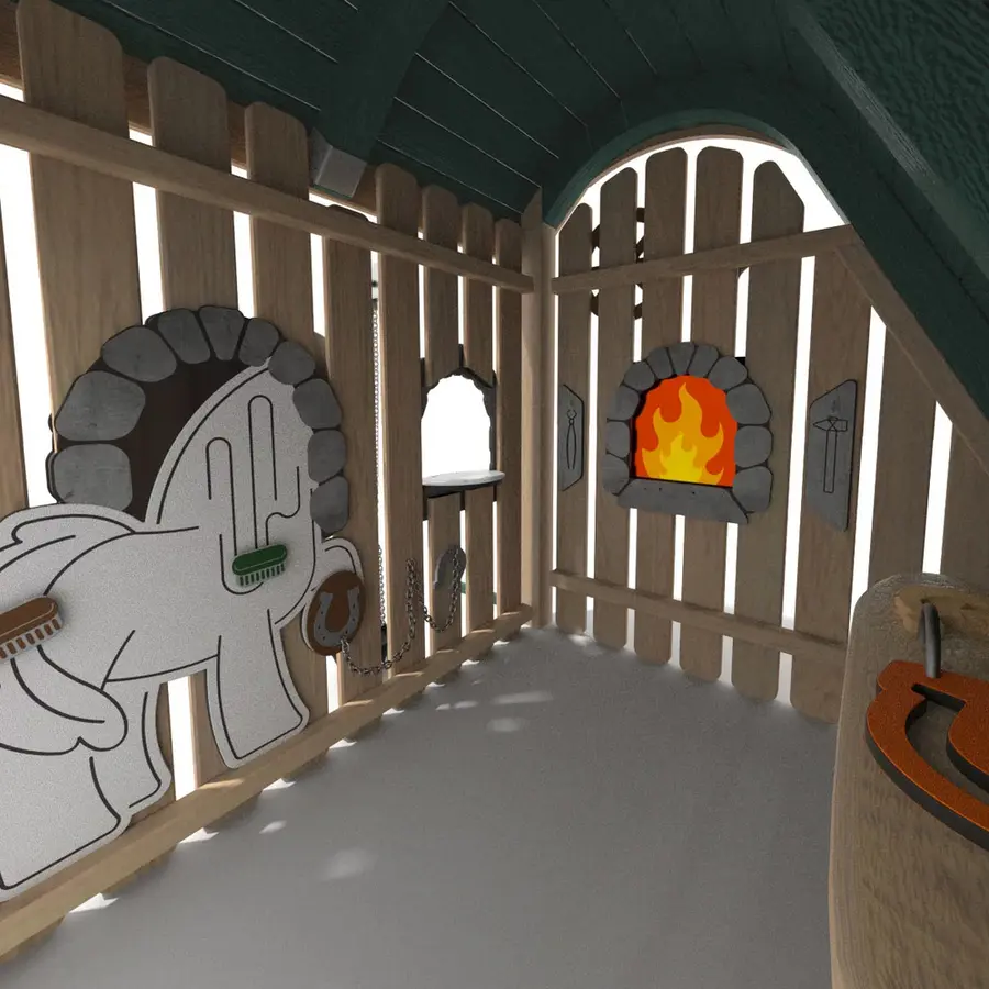 Lekehus i Robinia | Stall Til barnehager og lekeplasser 