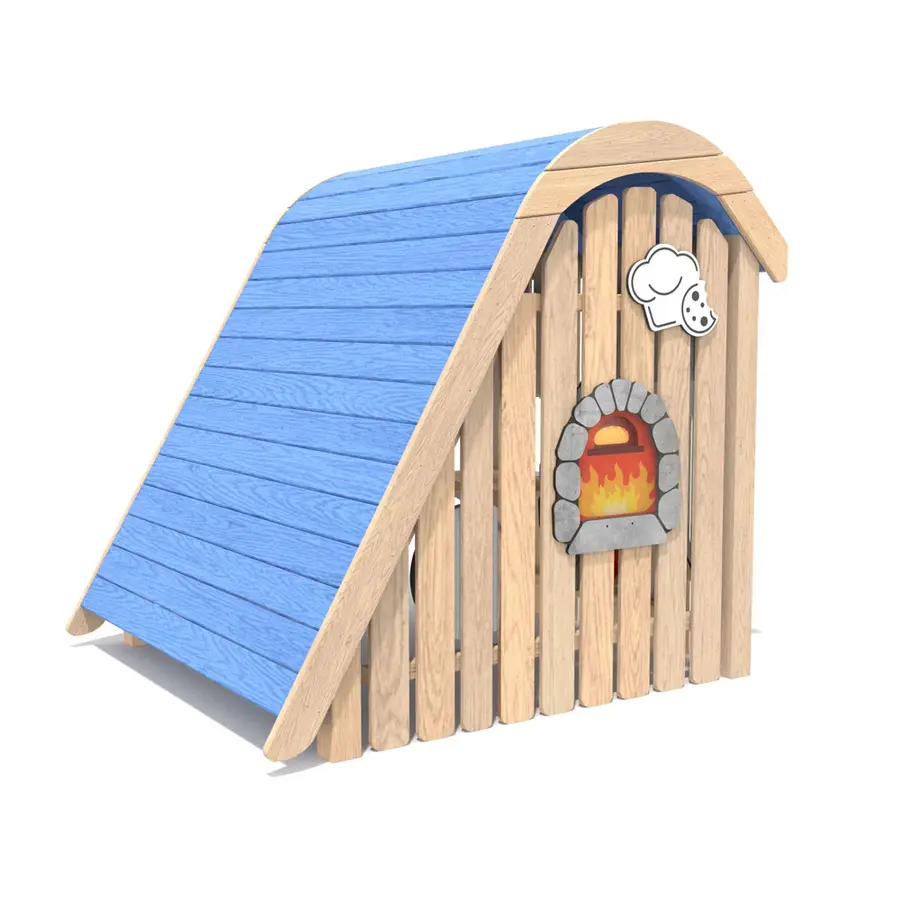 Lekehus i Robinia | Bakeri Til barnehager og lekeplasser 