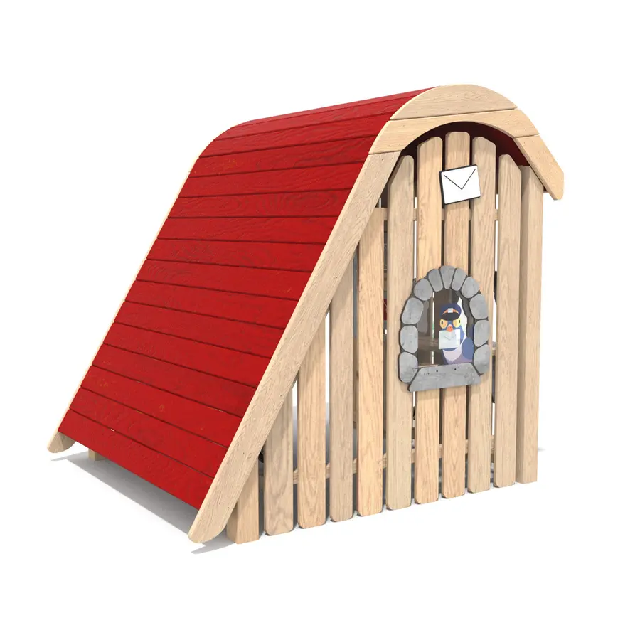 Lekehus i Robinia | Postkontor Til skoler og lekeplasser 