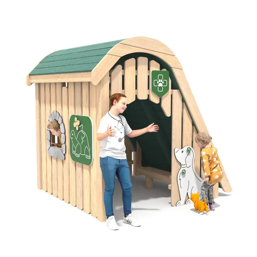 Lekehus i Robinia | Veterinær Til barnehager og lekeplasser 