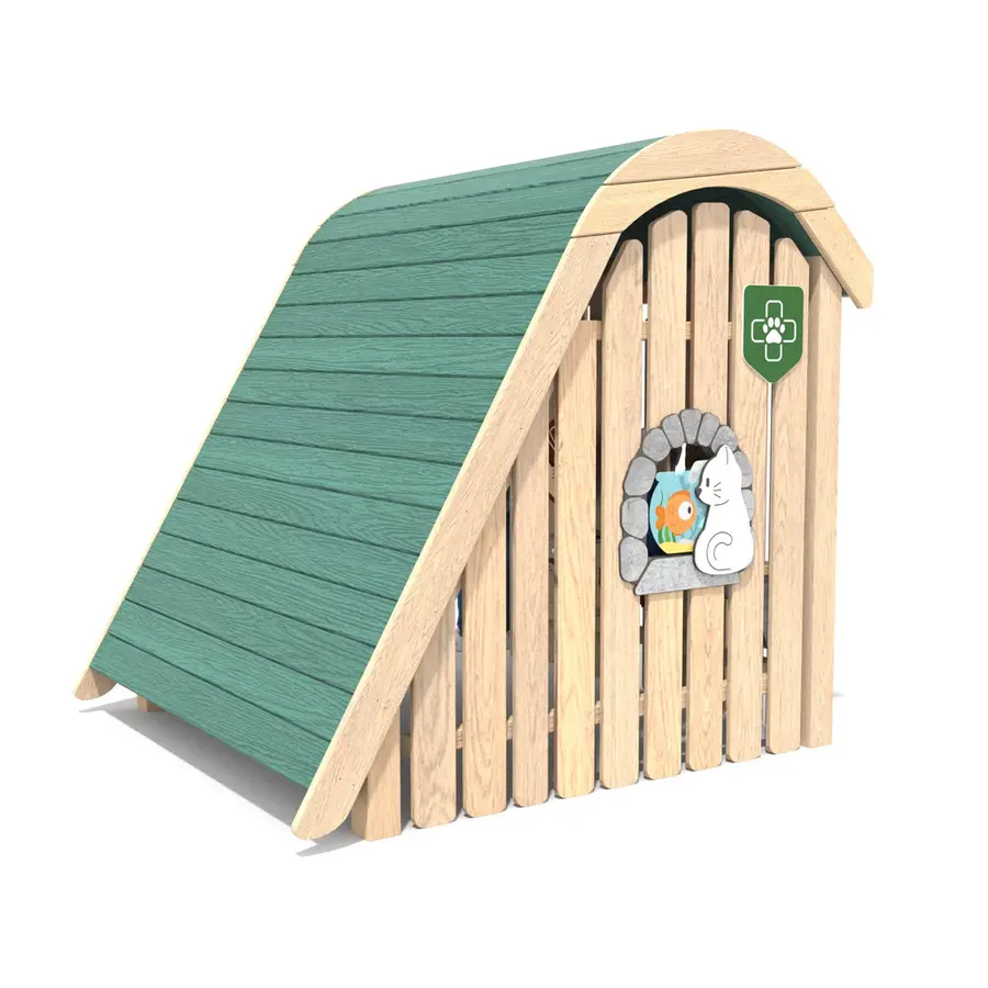 Lekehus i Robinia | Veterinær Til barnehager og lekeplasser 