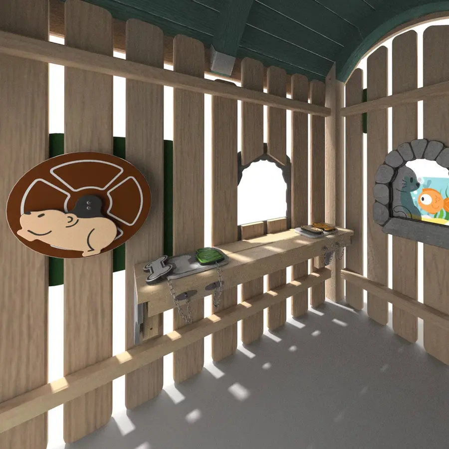 Lekehus i Robinia | Veterinær Til barnehager og lekeplasser 