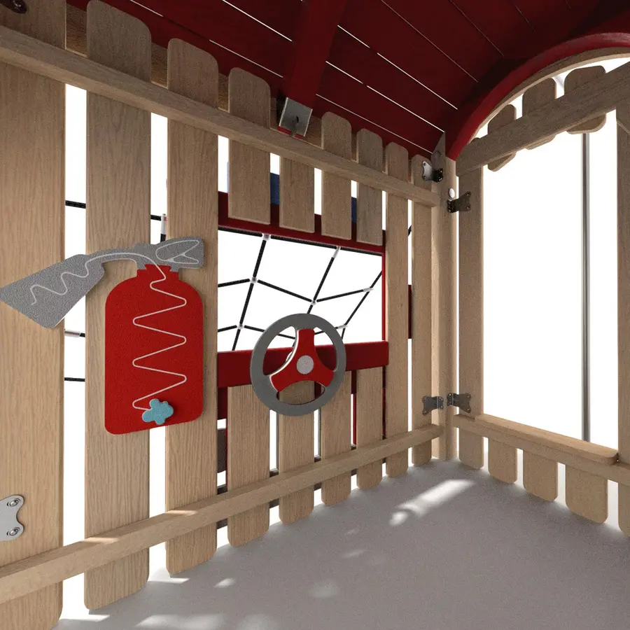 Lekehus i Robinia | Brannstasjon Til barnehager og lekeplasser 