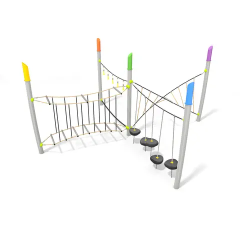 Klatrestativ Acrobat 1 Til barnehager, skoler og lekeplasser