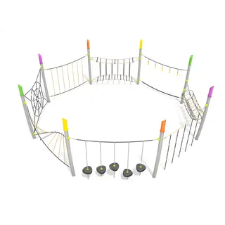 Klatrenett Acrobat 5 Til barnehager, skoler og lekeplasser