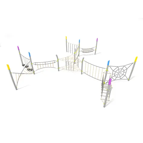 Klatrestativ Acrobat 6 Til barnehager, skoler og lekeplasser