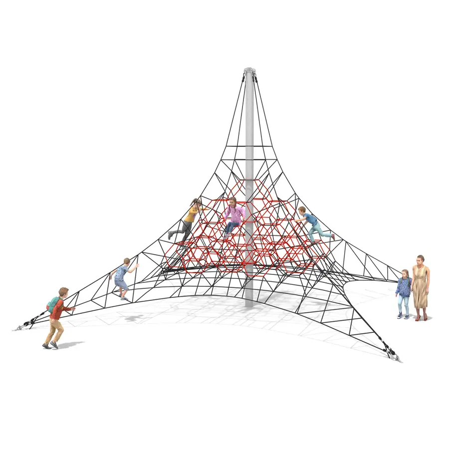 Klatrenett 6,5 meter Til skoler, lekeplasser og parker 