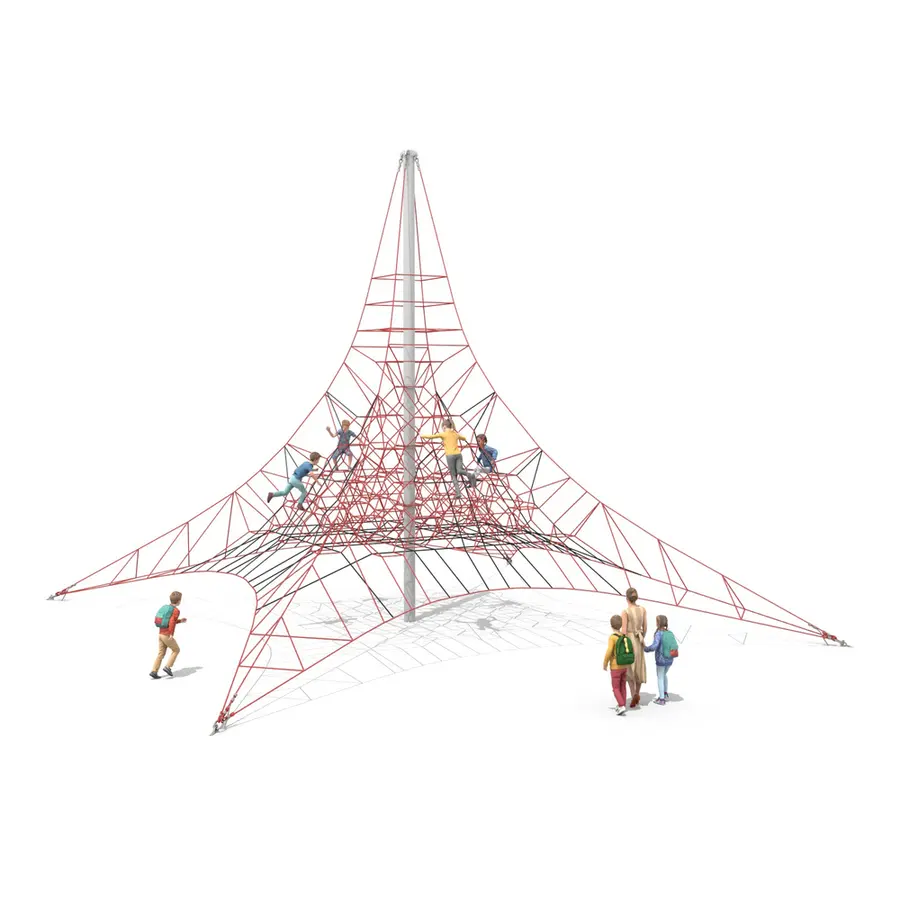 Klatrenett 9 meter Til skoler, lekeplasser og parker 