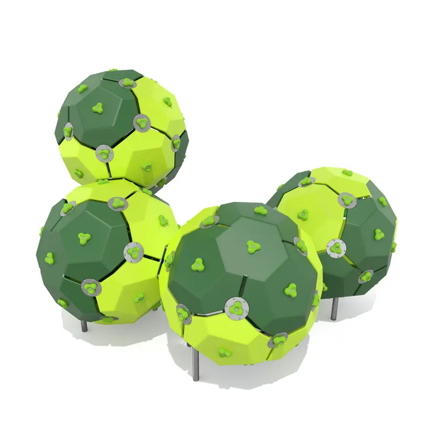 Klatreball firedobbel Til barnehager, skoler og lekeplass 