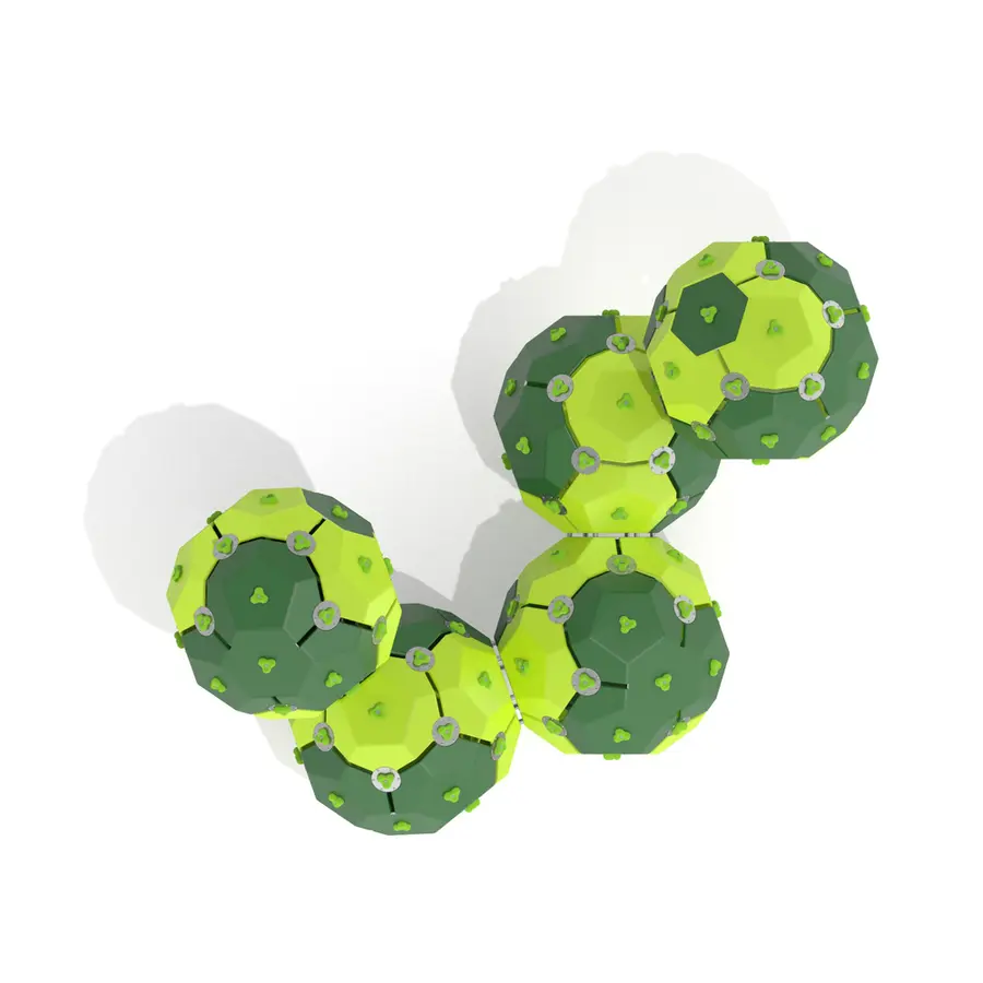 Klatreball 5 kuler Til barnehager, skoler og lekeplass 