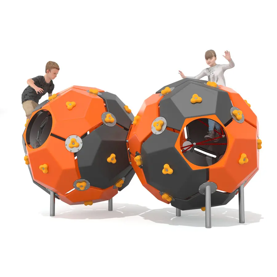 Klatreball dobbel med åpning Til barnehager, skoler og lekeplass 