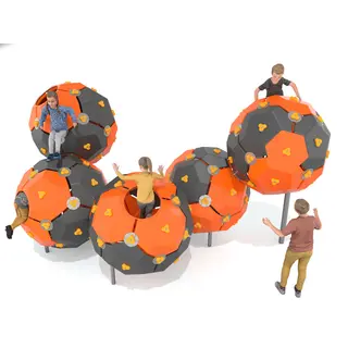 Klatreball 5 kuler med åpning Til barnehager, skoler og lekeplass