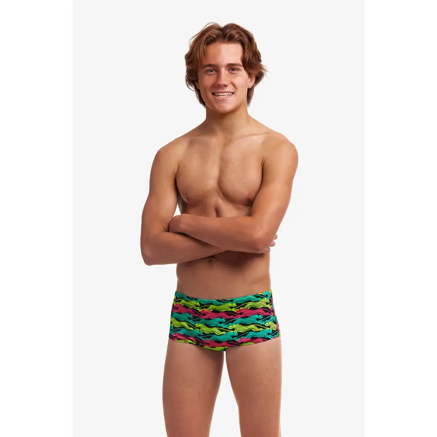 Speed Cheat Badebukse jr 140cm Funky Trunks | Sidewinder Trunks 