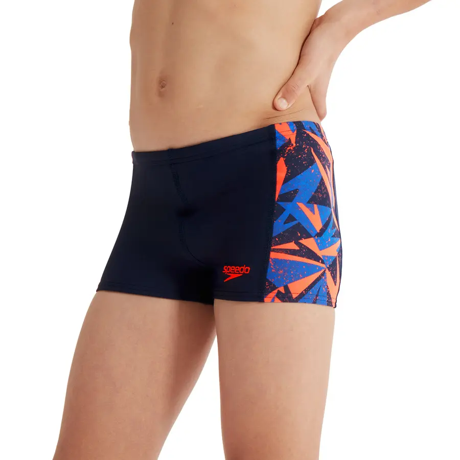 Hyperboom Aquashort Badebukse jr 164 Speedo | Marine/Oransje | Endurance10 