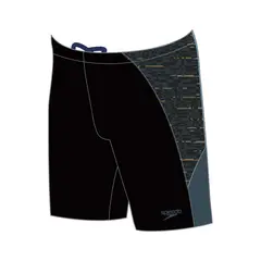 Splice Mid Jammer Badebukse 30 Speedo | Svart/Teal | ECO Endurance+ MAX