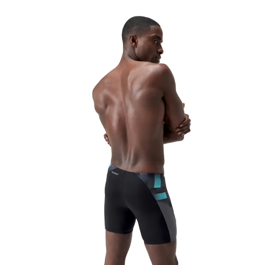 Splice Mid Jammer Badebukse 36 Speedo | Svart/Grå | Endurance+ MAX 