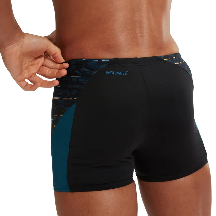Splice Aquashort Badebukse 30 Speedo | Svart/Teal | ECO Endurance+ MAX 