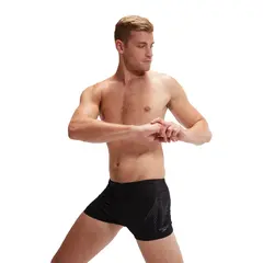 HyperBoom Placement Short Badebukse 30 Speedo | Svart/Grå | ECO Endurance+