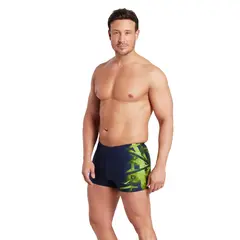 Pitch Hip Racer Badebukse 32 Zoggs | Bl&#229;/Flerfarget | Ecolast+