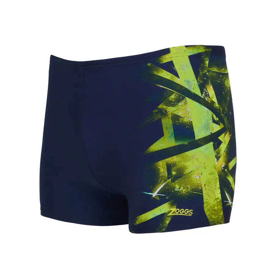 Pitch Hip Racer Badebukse 32 Zoggs | Blå/Flerfarget | Ecolast+ 