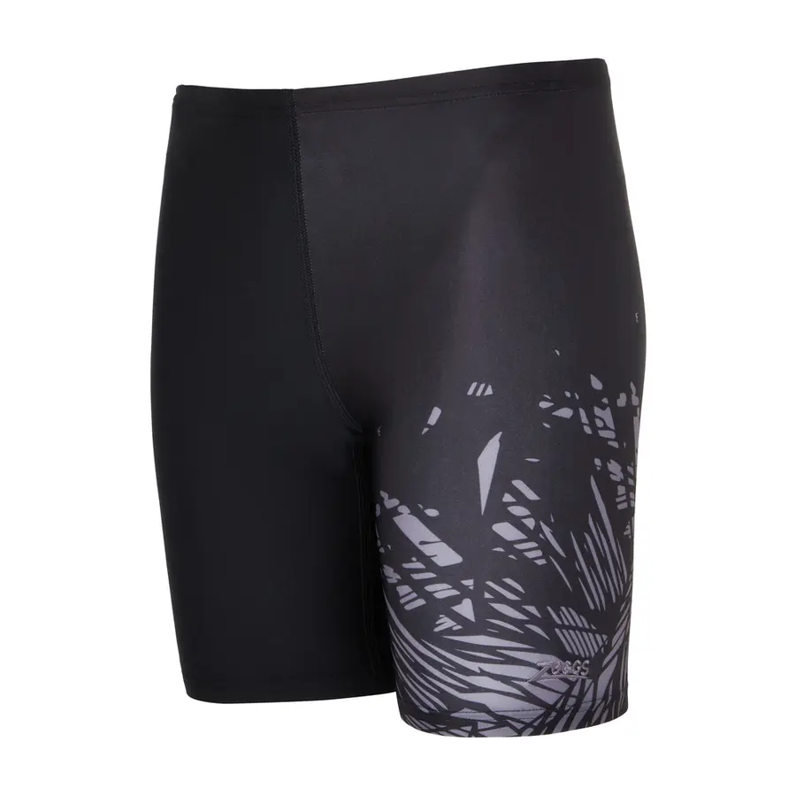 Latitude Mid Jammer Badebukse jr 116cm Zoggs | Svart/Flerfarget | Ecolast 