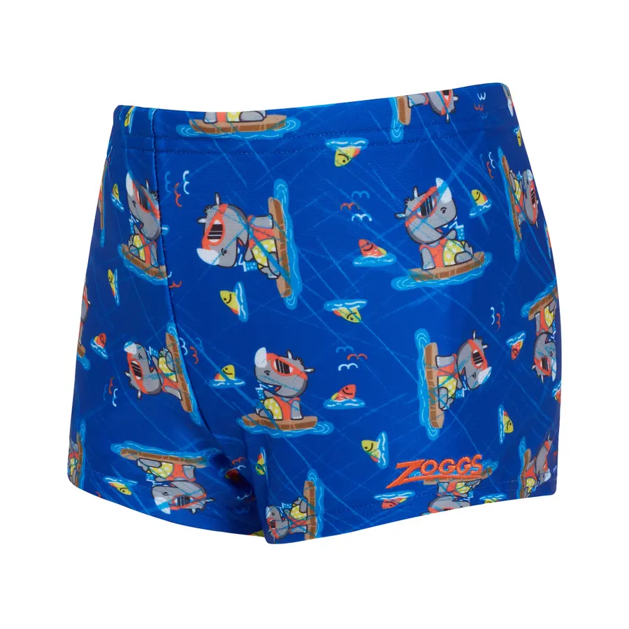 Hippo Hip Racer Badebukse 80cm Zoggs | Blå/Flerfarget | Ecolast 