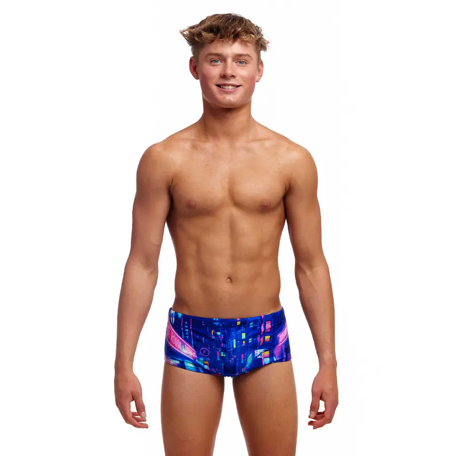Cyber City Badebukse jr 152 cm Funky Trunks | Sidewinder Trunks 