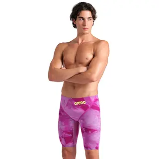 LTD PWS Carbon Glide Jammer Arena | Rosa-Tie Dye | Konkurransebukse