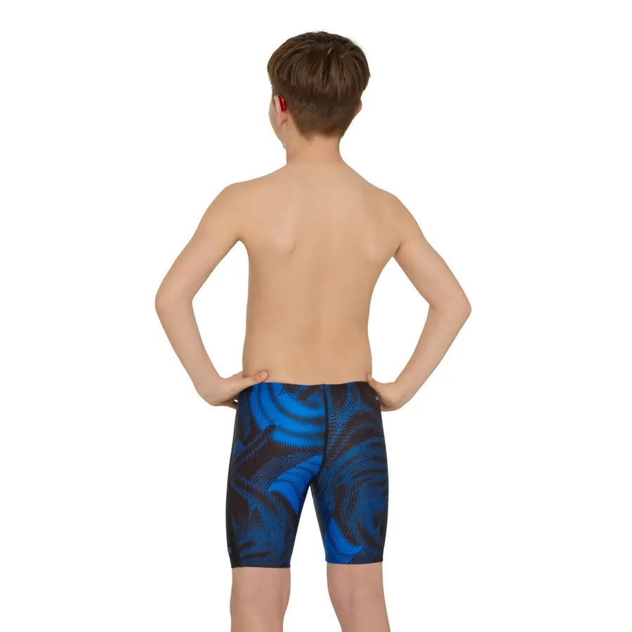 Web Cruise Mid Jammer Badebukse jr 128cm Zoggs | Svart/Blå | Ecolast 