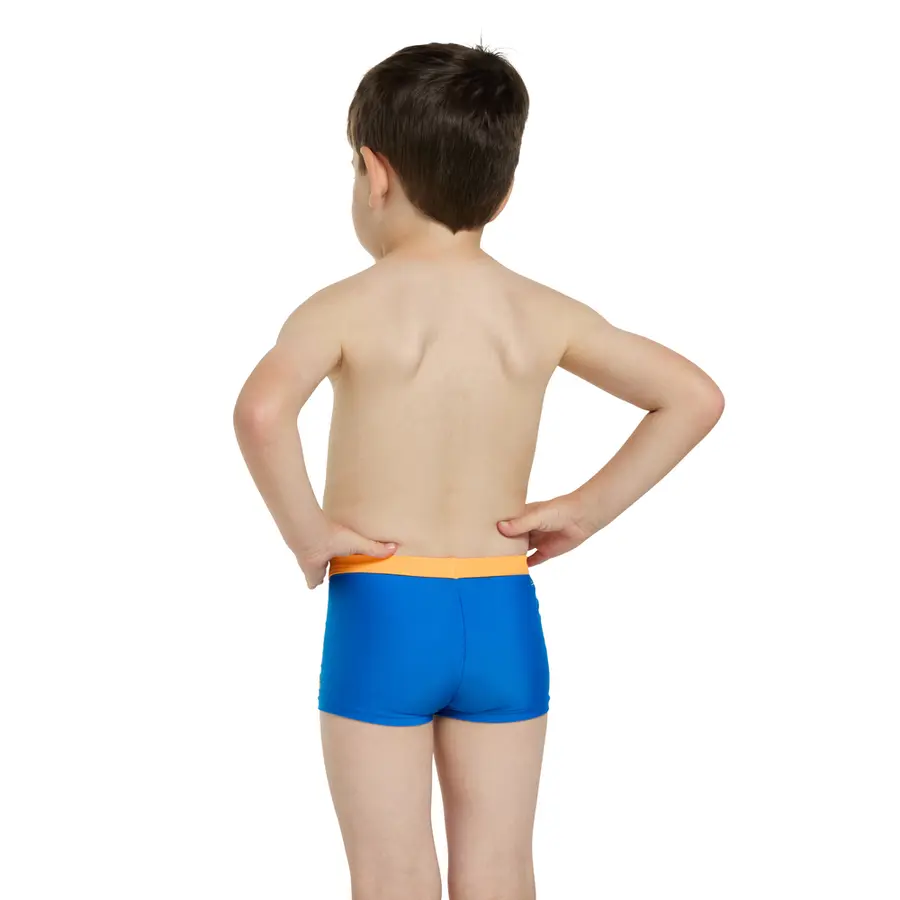 Alfie Retro Hip Racer Badebukse 98cm Zoggs | Blå/ Oransje| Ecolast 