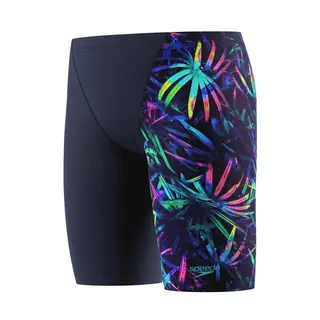 Speedo Print V-Cut Jammer jr Speedo | Bl&#229; | EnduraSoft