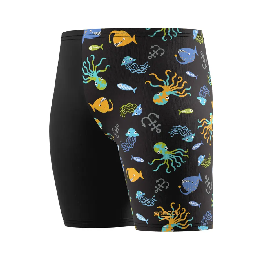 Speedo Print Jammer jr 80 Speedo | Svart | EnduraSoft 