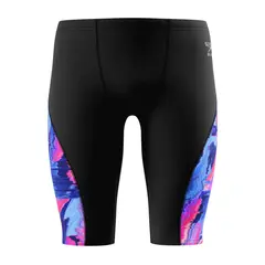 Speedo Spliced Printed Jammer 24 Speedo | Svart/Rosa | Endurance+