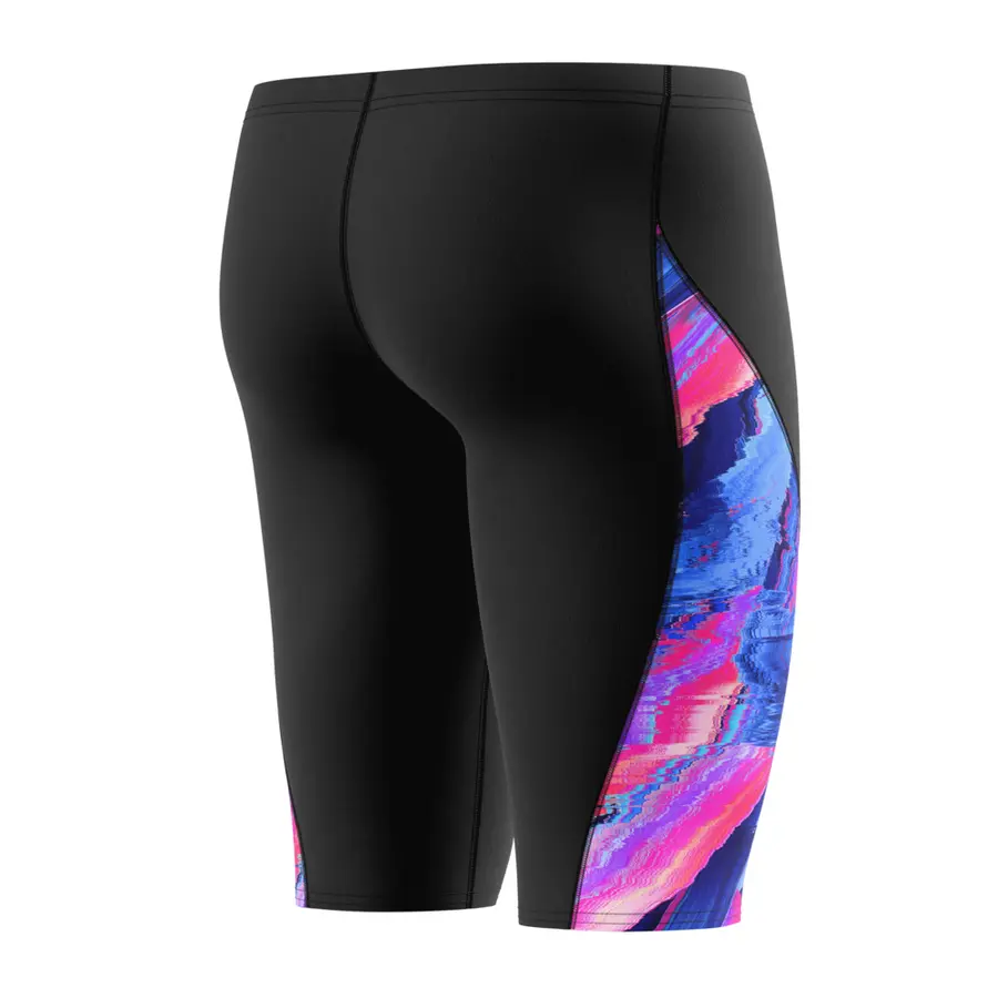 Speedo Spliced Printed Jammer 24 Speedo | Svart/Rosa | Endurance+ 