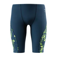 Speedo Spliced Printed Jammer 24 Speedo | Teal/Gul | Endurance+