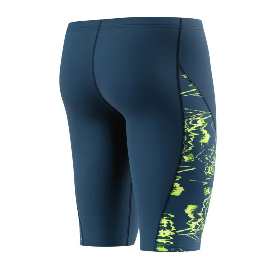 Speedo Spliced Printed Jammer 24 Speedo | Teal/Gul | Endurance+ 