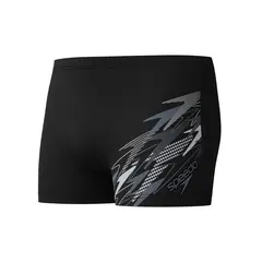 Speedo Medley Logo Aquashort 28 Speedo | Svart/Gr&#229; | Enduraflex