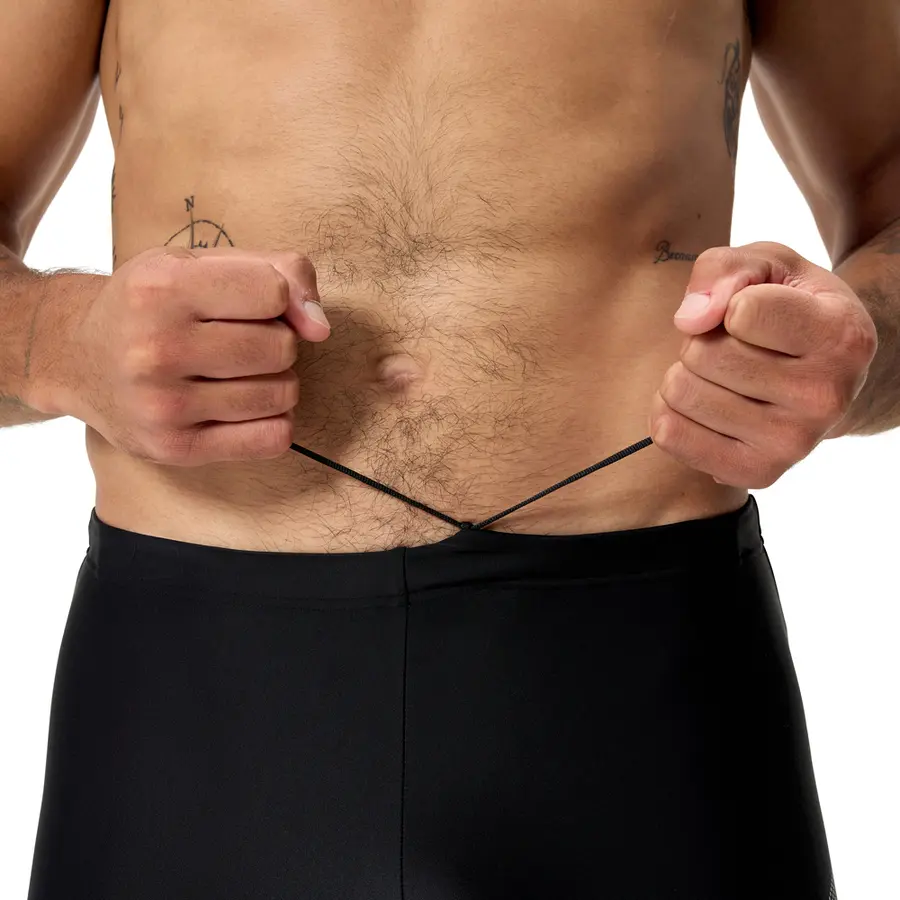 Medley Logo Jammer Badebukse 32 Speedo | Svart/Grå | Enduraflex 