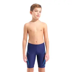 Dotted Panel Jammer Badebukse jr 152 Arena | Marineblå | MaxFit ECO